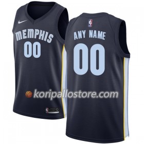 Memphis Grizzlies Custom Nike 2017-18 Navy Miesten Pelipaidat Swingman 